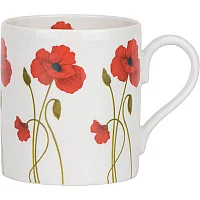 Bone China Balmoral Stem Poppy Mug