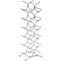 12 Bottle Wine Rack Tall Chrome