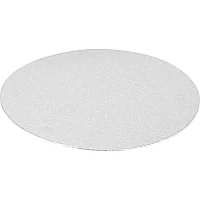 Round Thin Cake Board Silver 20.3cm